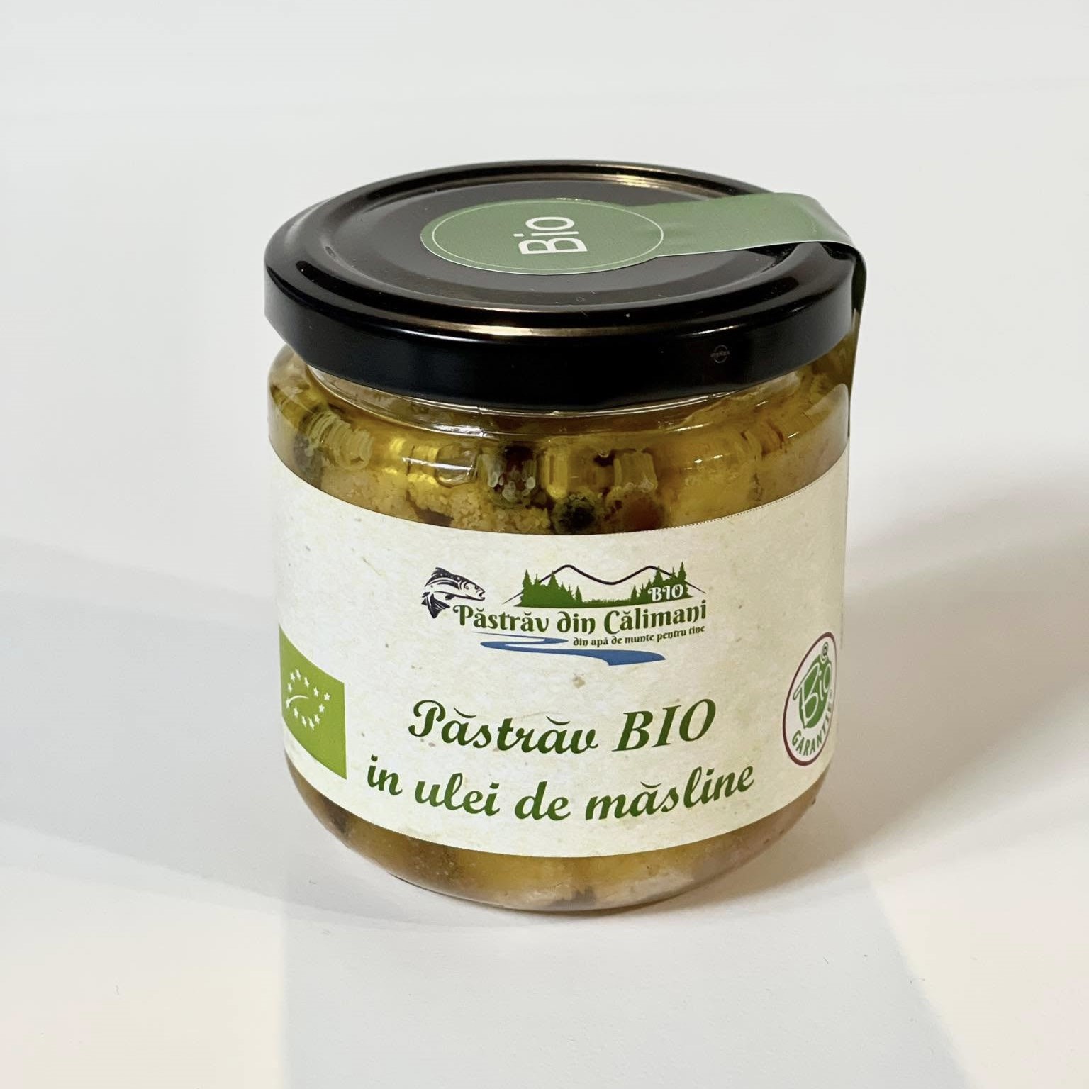 Păstrăv BIO în ulei de măsline