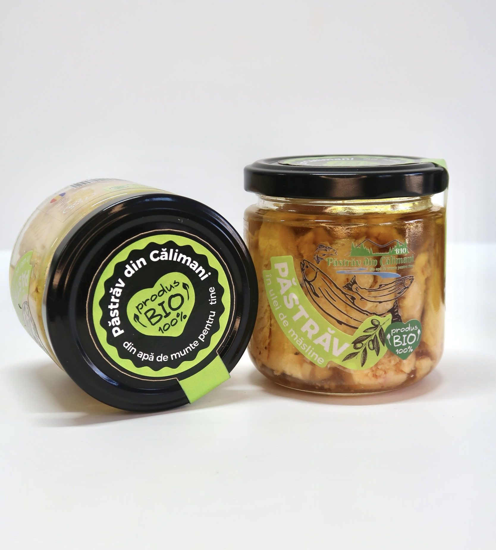 Păstrăv BIO în ulei de măsline