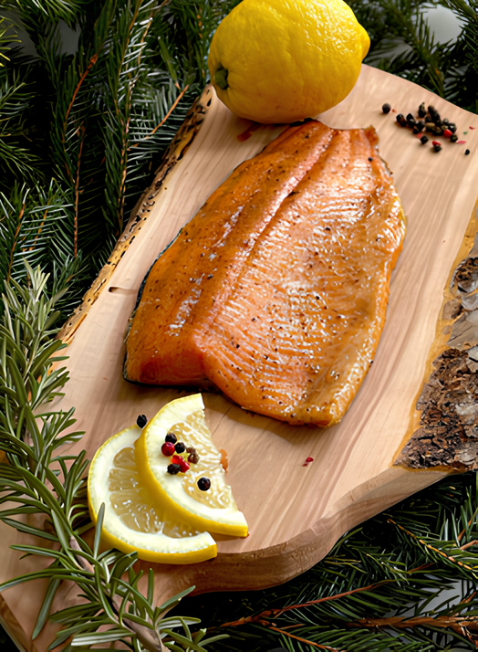 File de păstrăv BIO afumat - imagine 3