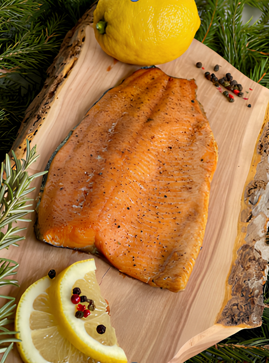 File de păstrăv BIO afumat - imagine 4